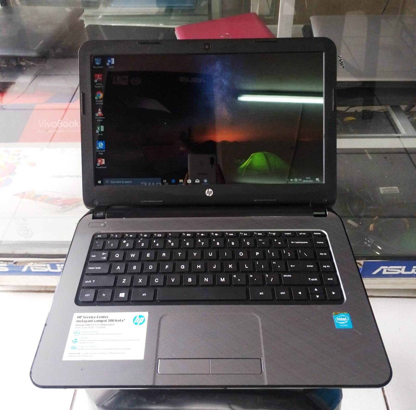 Laptop Hp 14 R019tu Intel Celeron N2840 4gb Ram 500gb Hdd Net Computer Depok 7183