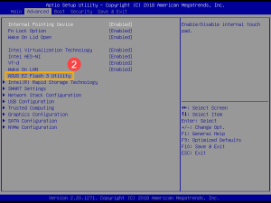 Update BIOS ASUS